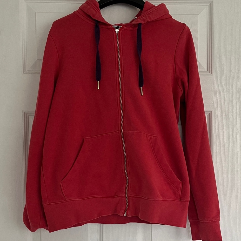 Peloton Red Women's Zip-Up Hoodie
